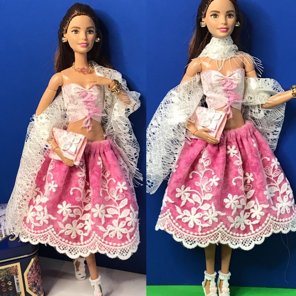 SOLD Custom Barbie Fashion Spring/Summer 8-Piece Set - Picture 3 of 9